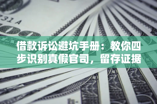 武汉借款诉讼避坑手册：教你四步识别真假官司，留存证据不踩雷