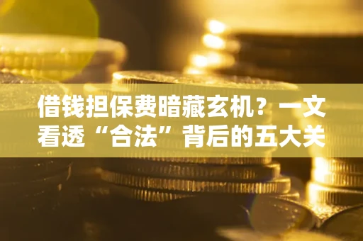 武汉借钱担保费暗藏玄机？一文看透“合法”背后的五大关键陷阱