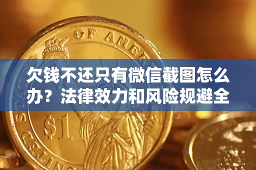 武汉欠钱不还只有微信截图怎么办？法律效力和风险规避全解析