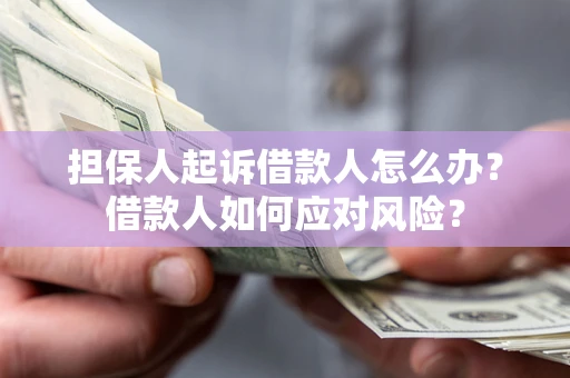 武汉担保人起诉借款人怎么办？借款人如何应对风险？