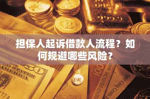 武汉担保人起诉借款人流程？如何规避哪些风险？