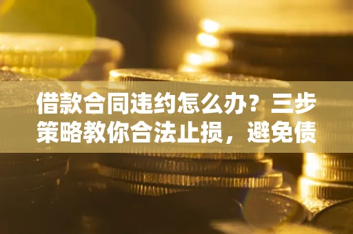 武汉借款合同违约怎么办？三步策略教你合法止损，避免债务危机升级